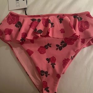 Poppy pink beach riot bottom